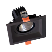 Imagine Spot LED pătrat negru 15W 230V 3000K 015-037-0002