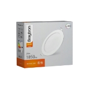 Imagine Spot LED încastrat rotund 24W 1850lm 6500K Ø300mm alb Braytron BP01-32430
