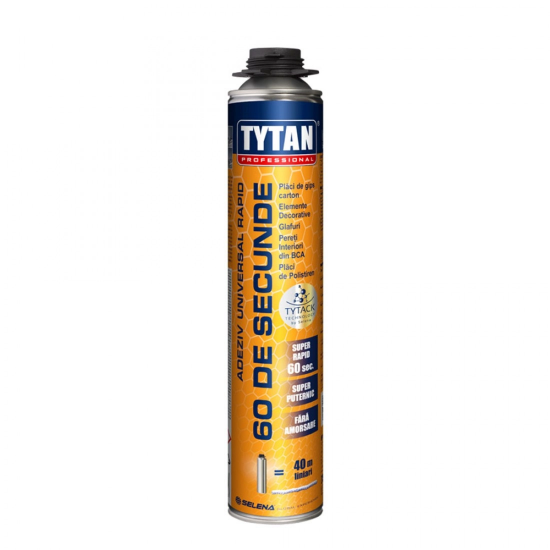 Imagine Adeziv spumă 60 de secunde, 750 ml, Tytan
