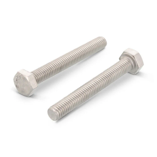 Imagine Șurub cap hexagonal DIN 933 M6x50 Inox A4 - 100 buc