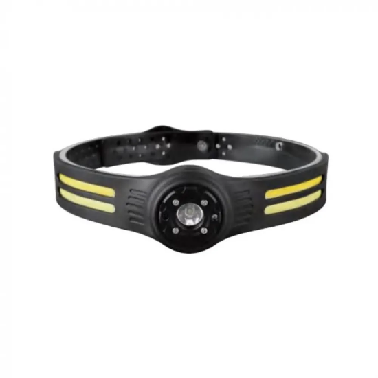 Imagine Lanternă frontală LED 3W + 5W COB IP43 cu încărcare tip C