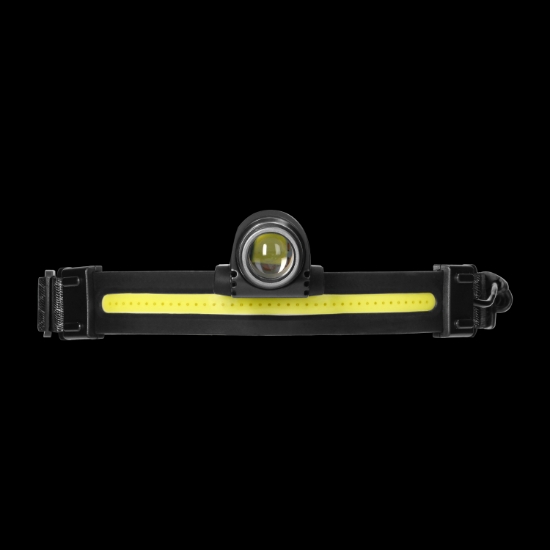 Imagine Lanternă frontală 10W COB + 3W XPE 500LM + 200LM 1200 mAh USB