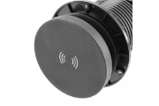 Imagine Priză încorporabilă în mobilier Camino 2x Schuko, USB-A, USB-C, Inducție, cablu 1.5 m, negru, GTV