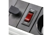 Imagine Priză încorporabilă în mobilier Camino 2x Schuko, USB-A, USB-C, Inducție, cablu 1.5 m, negru, GTV
