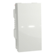 Imagine Intrerupator cu revenire 10A 1M alb Unica Studio NU310618