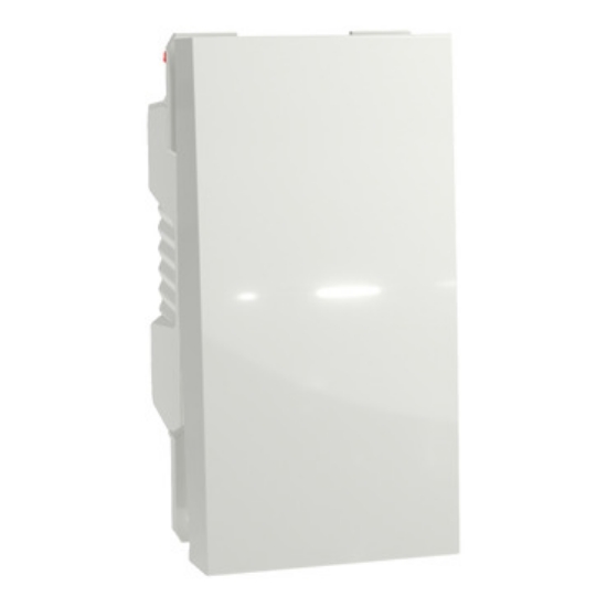 Imagine Intrerupator cu revenire 10A 1M alb Unica Studio NU310618
