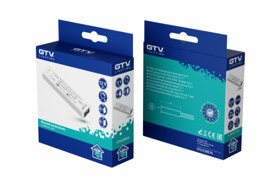 Imagine INTRERUPATOR TACTIL ONE-WAY/TWO-WAY ALB 12VDC DIMABIL AE-WBBUNI-10DIM