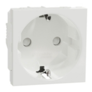 Imagine Priză 2P+E 16A cu obturator, alb NU303718