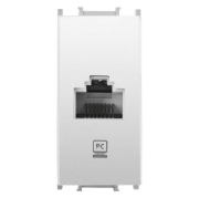 Imagine Priză calculator modulară Cat5e RJ45 1M alb Panasonic Thea Optima