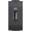 Imagine Priză încărcător USB 1100mA antracit L4285C1