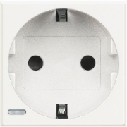 Imagine Priză Schuko 2M Alb 16A Axolute HD4141