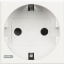 Imagine Priză Schuko 2M Alb 16A Axolute HD4141