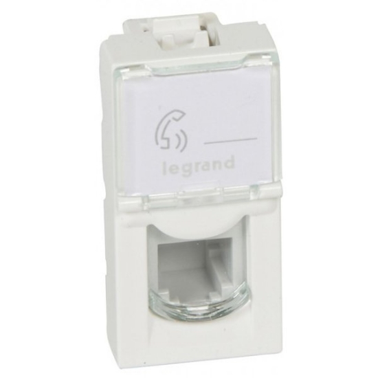 Imagine Priză telefon RJ11 modulară 1M Mosaic 078730