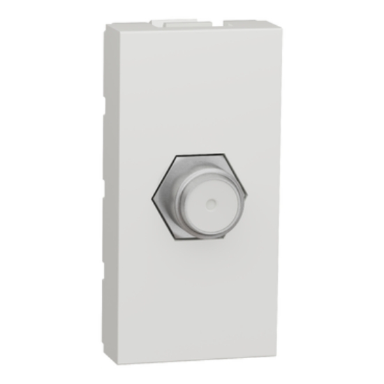 Imagine Priză TV cablu coaxial tip F 1M alb Noua Unica NU346818