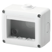 Imagine Doză de montaj aparent Gewiss, 3 module, IP40