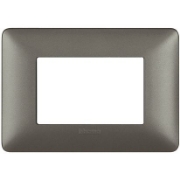 Imagine Placă Bticino Matix 3 module, culoare iron AM4803MIR