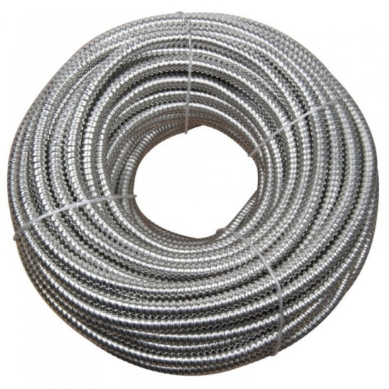 Imagine Tub spiralat 37MM oțel zincat 25M/colac