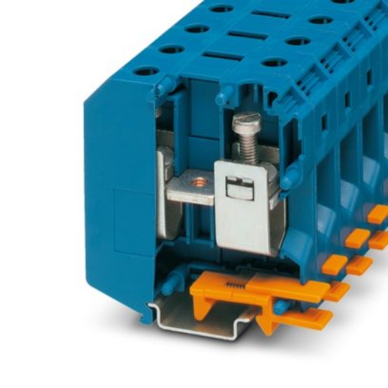 Imagine Conector șină DIN albastru 50mm²