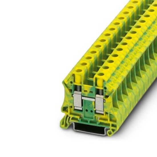 Imagine Conector șină DIN Phoenix Contact UT 10-PE, verde/galben, 10 mm²