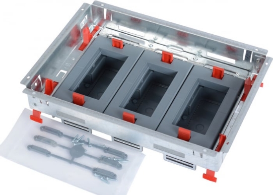 Imagine Doza pardoseală metalică tip standard 12M suport aparataj orizontal 088020
