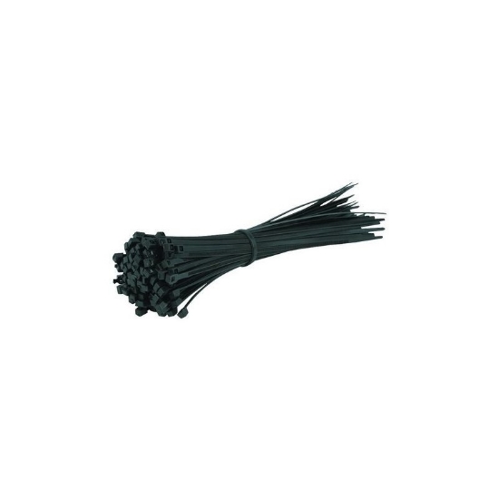 Imagine Coliere de cablu din nailon 4,8 x 290 mm negre