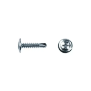 Imagine Șurub autoforant cu cap plat și șaibă, PH2, oțel, RAL 9002, 4.2 x 19 mm, 1000 bucăți