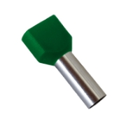 Imagine Pini dubli verzi pentru cablu 2x6mm