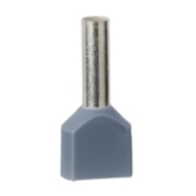 Imagine Pini dubli gri pentru cablu 2x2,5 mm