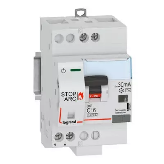 Imagine Disjunctor diferențial Legrand DX³ Stop Arc 1P+N C16 30mA 415967