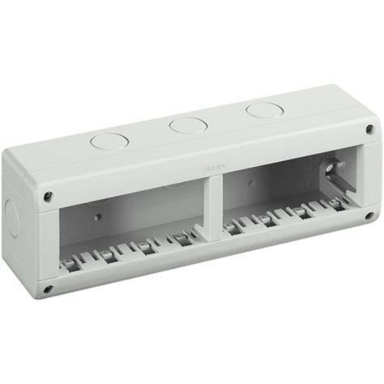 Imagine Doză aparentă modulară 8M gri IP40 Matix 25408