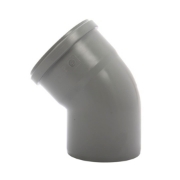 Imagine Cot PVC D32 45° cu garnitură