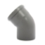 Imagine Cot PVC D32 45° cu garnitură