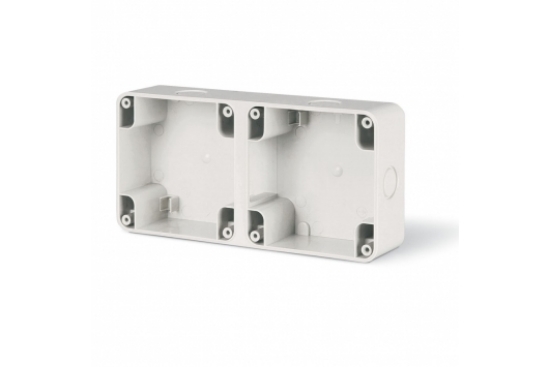 Imagine Doză aplicată 2 module IP66 pentru exterior, Scame Protecta 137.102