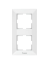 Imagine Ramă 2 module verticală, IP20, Alb, Panasonic Arkedia Slim