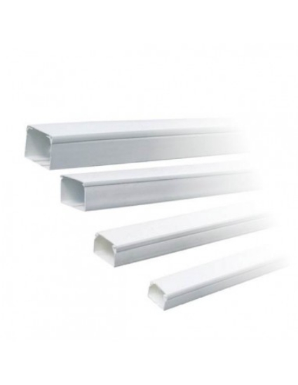Imagine Canal cablu 12 x 12 mm, 2 m, alb, PVC ignifugat