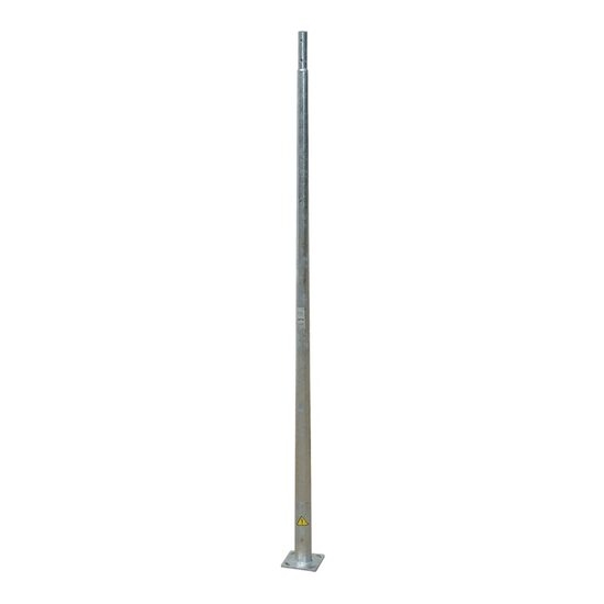 Imagine Stâlp octogonal din oțel galvanizat 4m cu flanșă T 3,00 mm