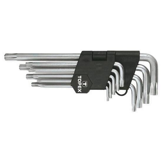 Imagine Set chei Torx lungi 9 piese T10–T50 Topex TXT35D961