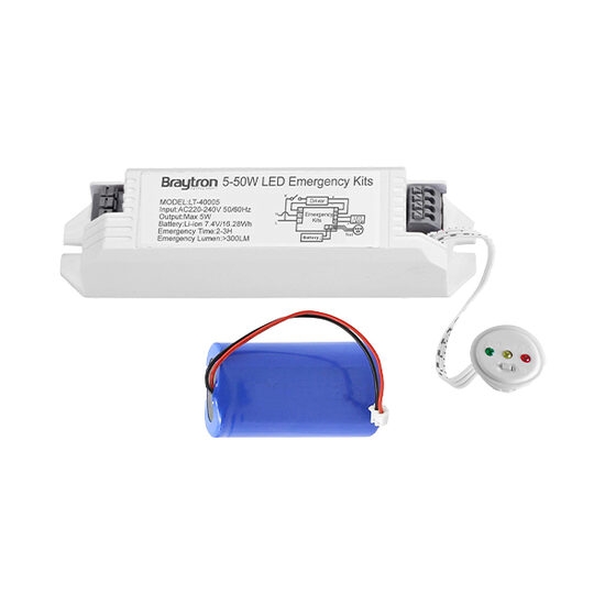 Imagine Kit emergenta pt spot cu LED 5W-40W 7.4V-2.2Ah BR-BY35-30230