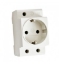 Imagine Priză pe șină SCHUKO 16A 3 MODULE DAB 32-020