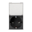 Imagine El0074868 moda antracit mat priza schuko cu capac 2m