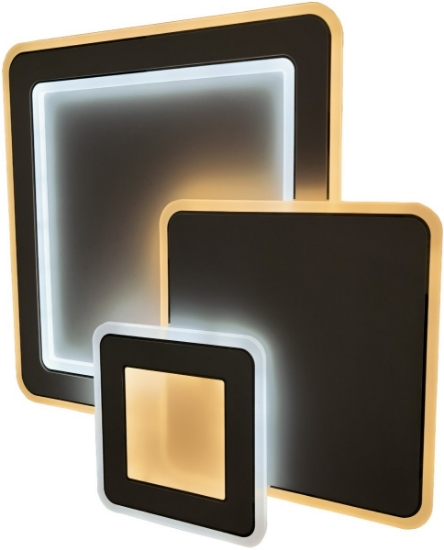 Imagine Plafoniera LED 93W (46.5+46.5) cu telecomanda RF DESIGN SO