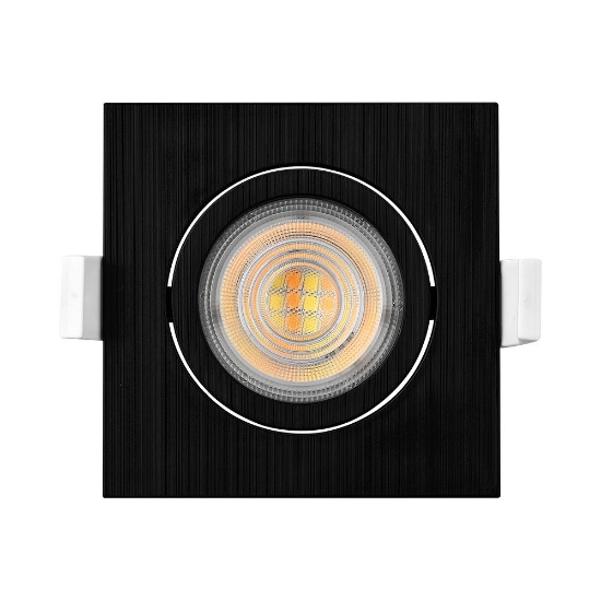Imagine Spot LED patrat 7W 3IN1 230 IP20 negru rotabil BR-BD02-10781