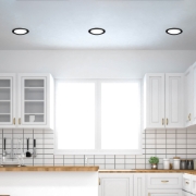 Imagine Spot LED rotund ST 18W 8INC Negru 3IN1 BR-BP01-31881
