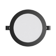 Imagine Spot LED rotund ST 18W 8INC Negru 3IN1 BR-BP01-31881