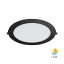 Imagine Spot LED rotund ST 24W 10INC NEGRU 3IN1 BR-BP01-32481