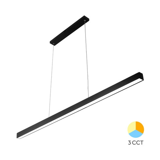 Imagine Corp lineer cu led 30w 3 in 1 ln-2540 negru lina br-bh16-09981