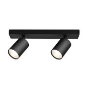 Imagine Spot 2 x gu10 pe perete negru br plus srq 2 br-bh04-00821