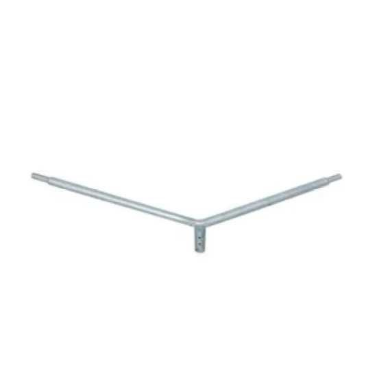 Imagine Brat dublu 2x50cm 180grade pt stilp galvanizat