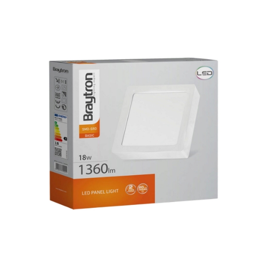 Imagine Spot LED patrat 18W 1360LM 3000K BR-BP04-31800