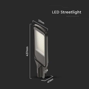 Imagine Corp de iluminat stradal LED 100W 6500K NEGRU SKU10211